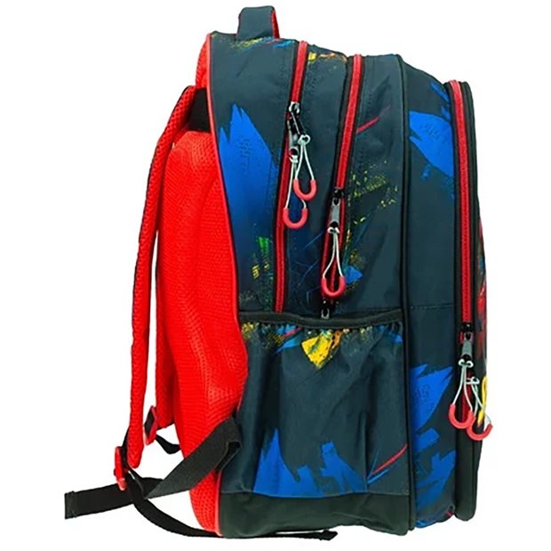 Σακιδιο Δημοτικου Οβαλ Spiderman Blue Net 2023 - 337-04031