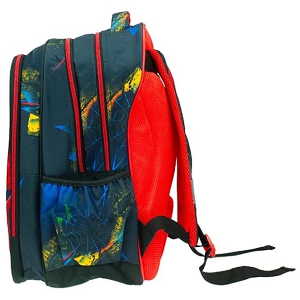 Σακιδιο Δημοτικου Οβαλ Spiderman Blue Net 2023 - 337-04031