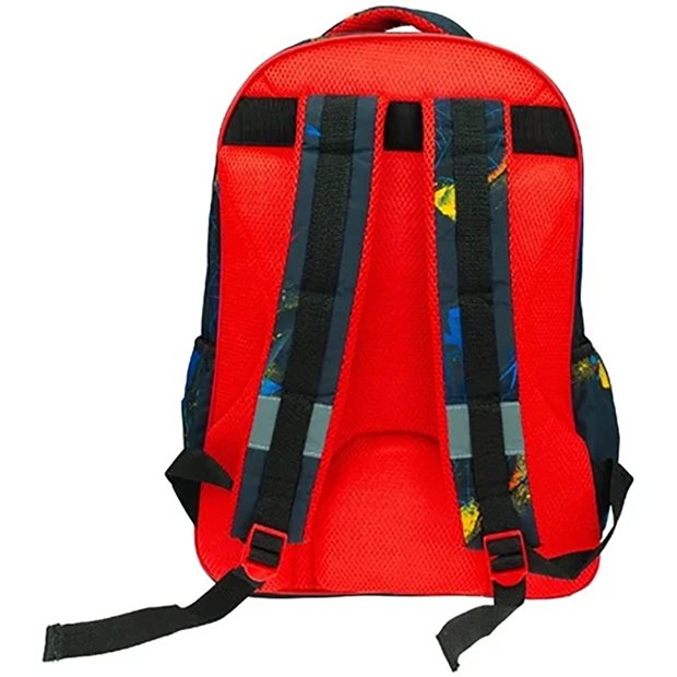 Σακιδιο Δημοτικου Οβαλ Spiderman Blue Net 2023 - 337-04031