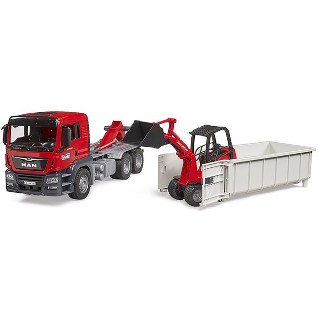 Φορτηγο MAN TGS Με Container & Φορτωτη Schaffer | Bruder - BR003767