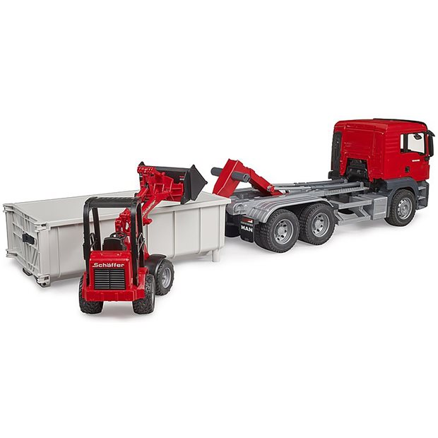 Φορτηγο MAN TGS Με Container & Φορτωτη Schaffer | Bruder - BR003767