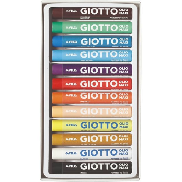 Λαδοπαστελ Giotto Olio Maxi 12Τμχ - 000293400