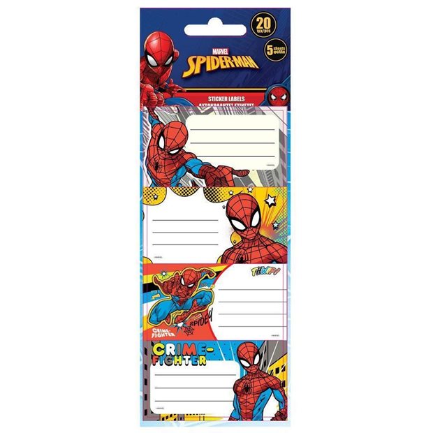 Ετικετες Αυτοκολλητες Marvel Spiderman - 000508239