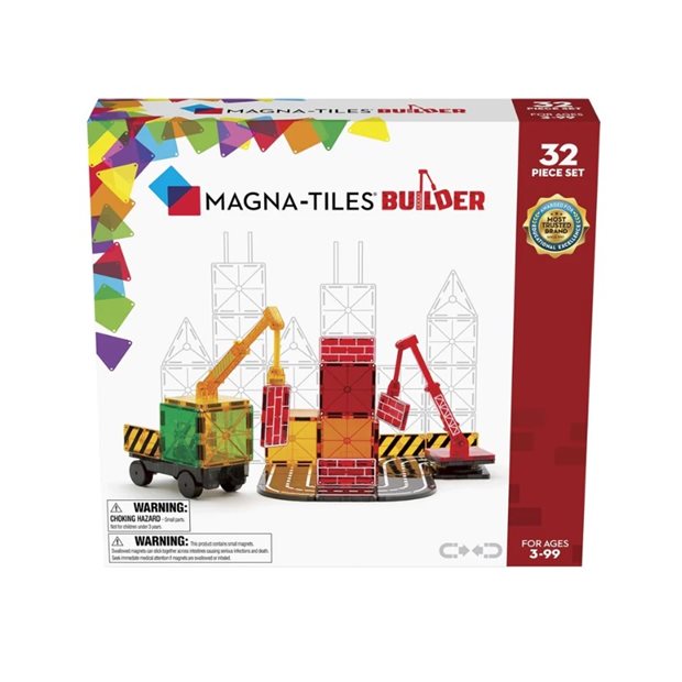 Μαγνητικό παιχνίδι Builder 32τμχ | Magna Tiles - 21632