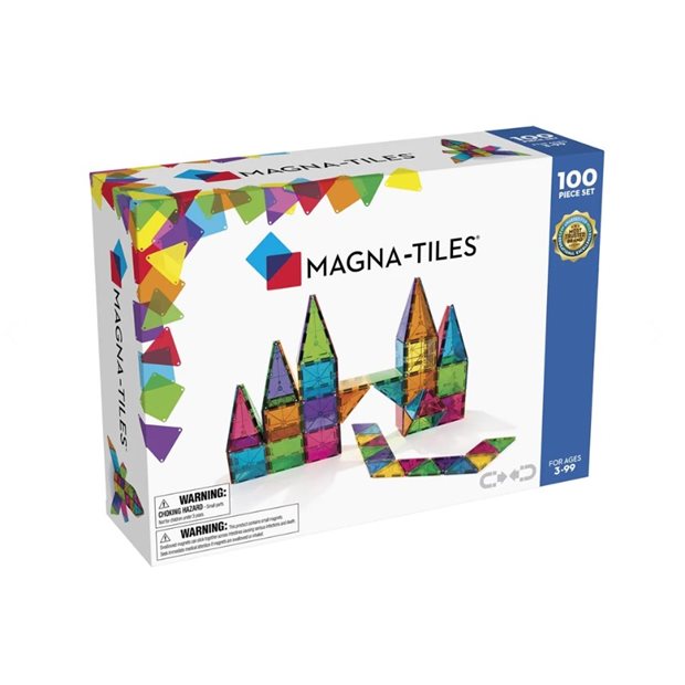Μαγνητικό Παιχνίδι Clear Colors 100τμχ | Magna Tiles - 04300