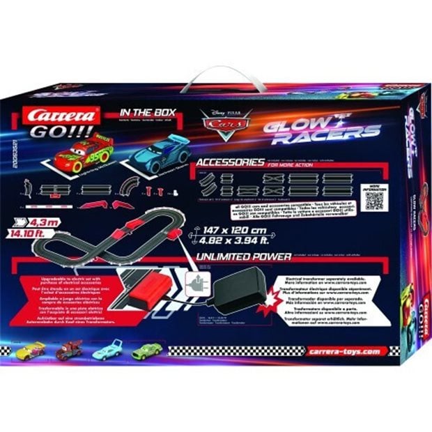 Αυτοκινητόδρομος Carrera Go Set Disney Cars Glow Racers - 20063521