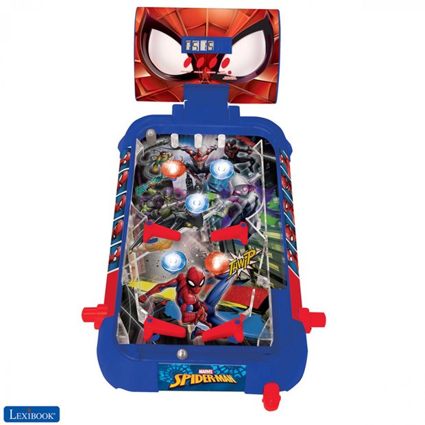 Lexibook Ηλέκτρονικό Φλίπερ Spiderman Με Φώτα Και Ήχους - JG610SP