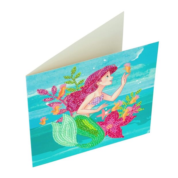 Ευχετήρια κάρτα Crystal Art Ariel 18X18εκ | Craft Buddy - DNY803