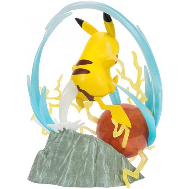 Φιγούρα Αγαλματίδιο Pikachu Με Φώτα LED 33εκ - JW002370