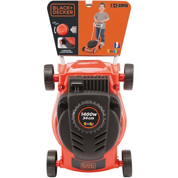 Παιδικό Μηχανικό Χλοοκοπτικό Smoby Black & Decker Lawnmower - 7600360159