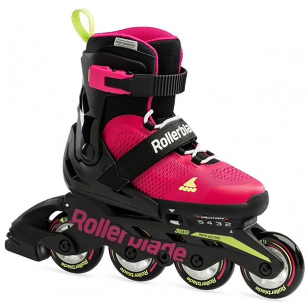 Rollerblade Αυξομειούμενα Πατίνια Microblade Pink/Light Green - 43.072219/PN/GR/33