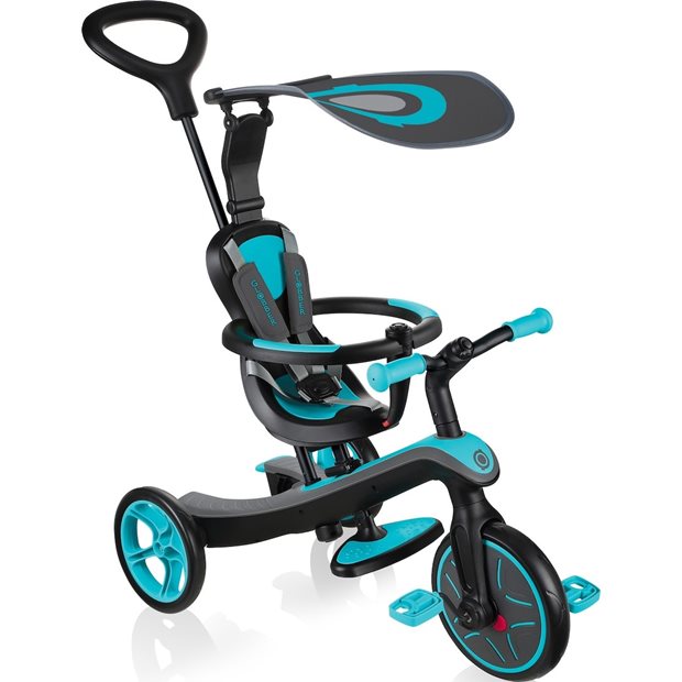 Παιδικό Τρίκυκλο Ποδήλατο Globber Trike Explorer 4 Σε 1 Γαλαζοπράσινο - 632-105