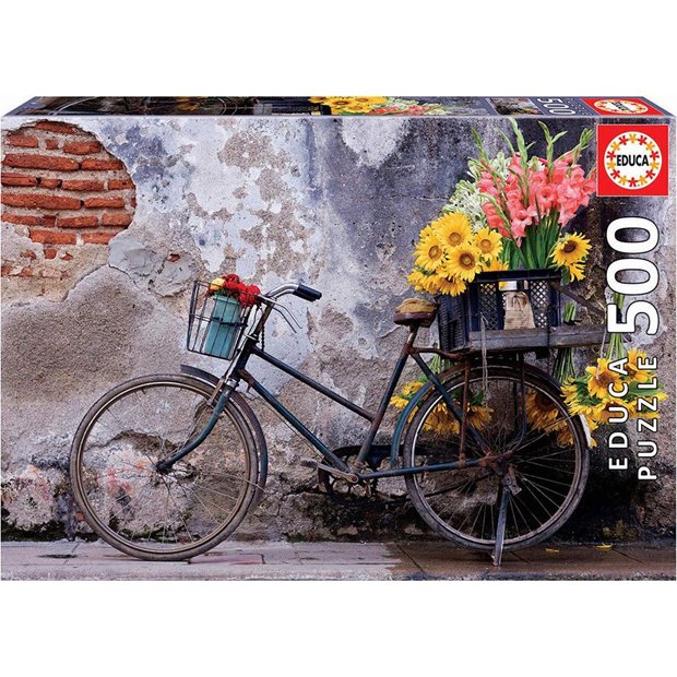 Παζλ Educa Bicycle With Flowers 500pcs - 17988