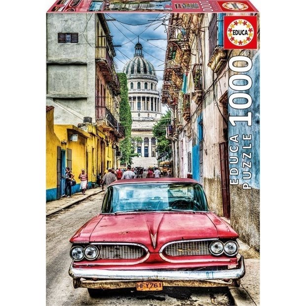 Παζλ Educa Vintage Car In Old Havana 1000pcs - 16754