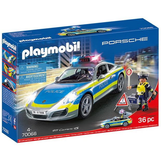 Playmobil City Action Porsche 911 Carrera 4S Αστυνομικό Όχημα - 70066