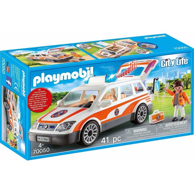 Playmobil City Life Όχημα Πρώτων Βοηθειών - 70050