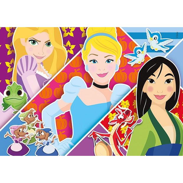 Παζλ 2x20pcs Super color Πριγκιπισσες Disney - 1200-24766