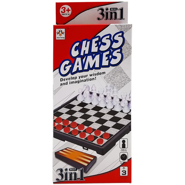 Επιτραπεζιο Παιχνιδι Σκακι - Ταβλι - 70720944