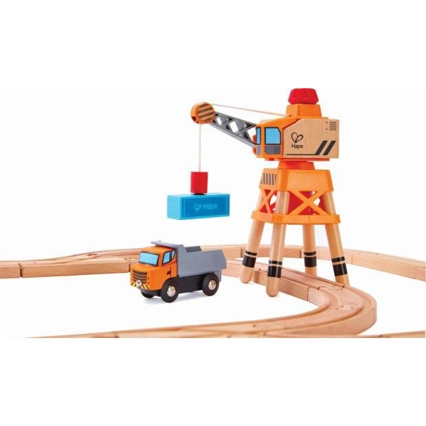 Hape Railway Ξυλινος Γερανος - E3715