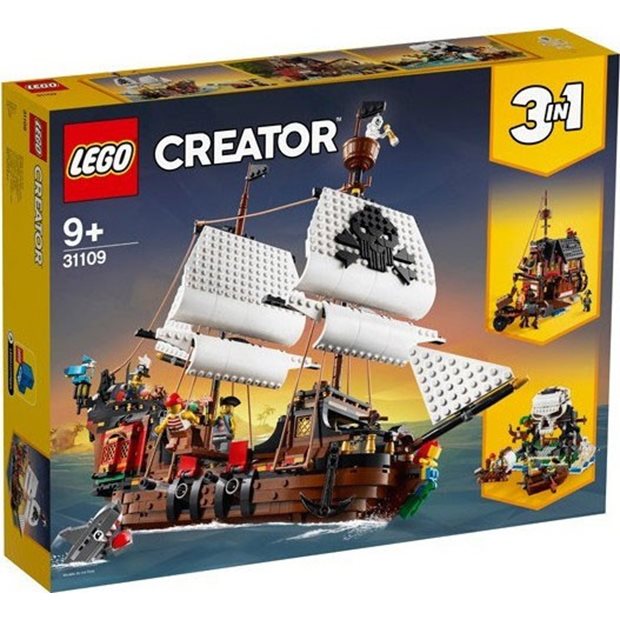 Lego Creator 3-in-1 Pirate Ship - 31109