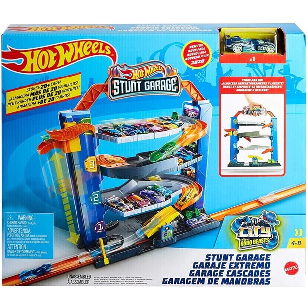 Hot Wheels City Vs Robo Beasts Stunt Garage - GNL70