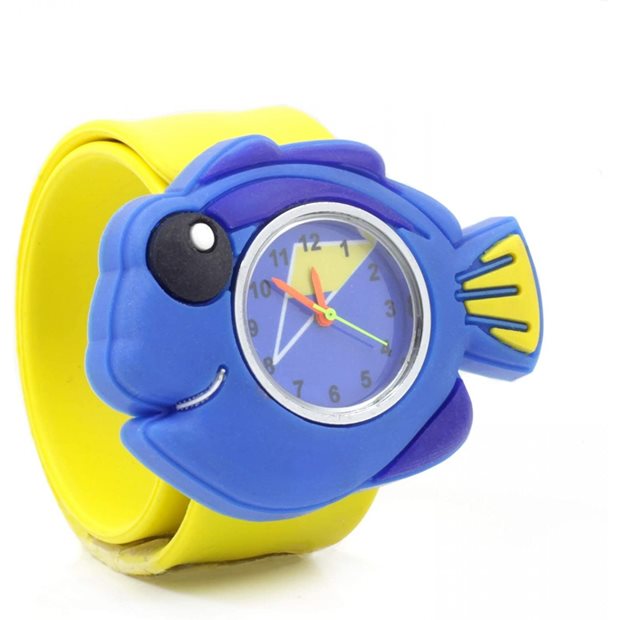 Παιδικο Ρολοι Χειρος Με Λουρακι Σιλικονης Slap 3D Ψάρι Wacky Watches - 14482304