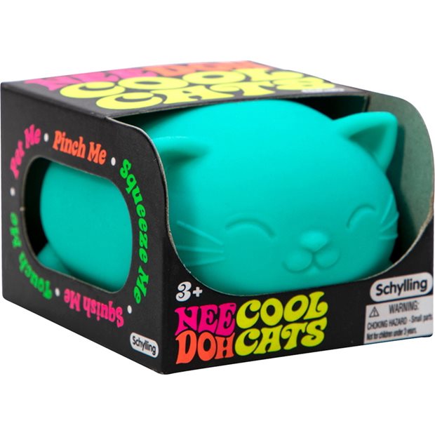 NeeDoh Ζουλιχτό Ζωάκι Cool Cats Σε 4 Χρώματα - 15723539
