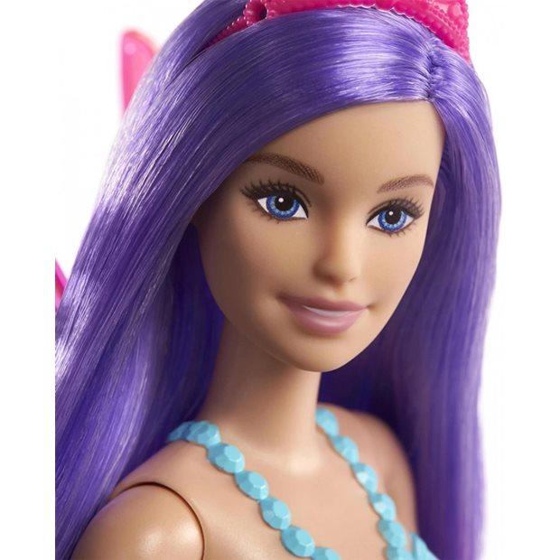 Κούκλα Barbie Νεράιδα Μπαλαρίνα Με Μωβ Μαλλιά - GXD59