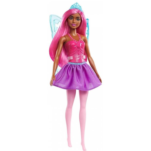 Κούκλα Barbie Νεράιδα Μπαλαρίνα Με Ροζ Μαλλιά - GXD60