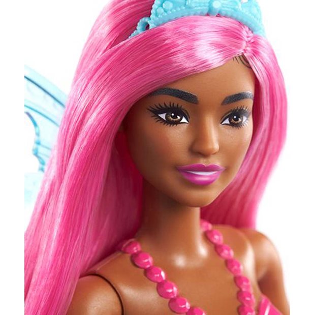 Κούκλα Barbie Νεράιδα Μπαλαρίνα Με Ροζ Μαλλιά - GXD60