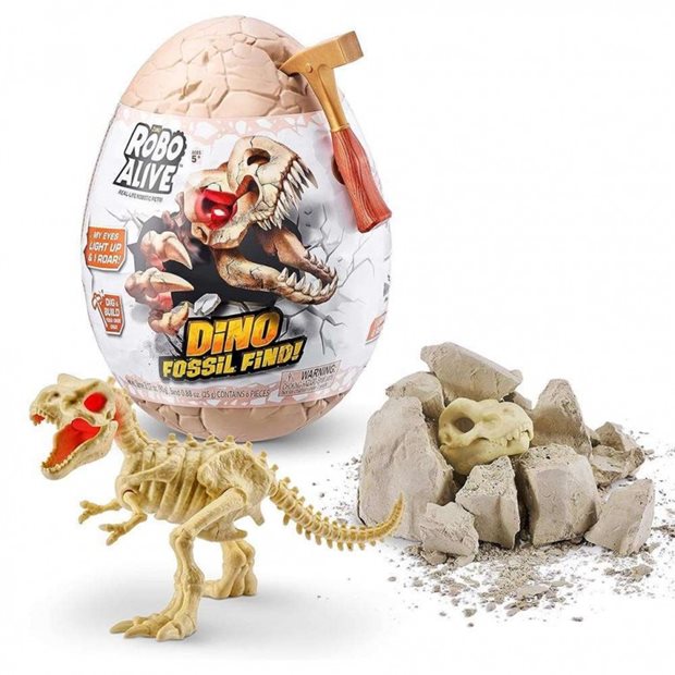 Αυγό Robo Alive Dino Fossil Σειρά 1 Σε 4 Σχέδια - 11807156