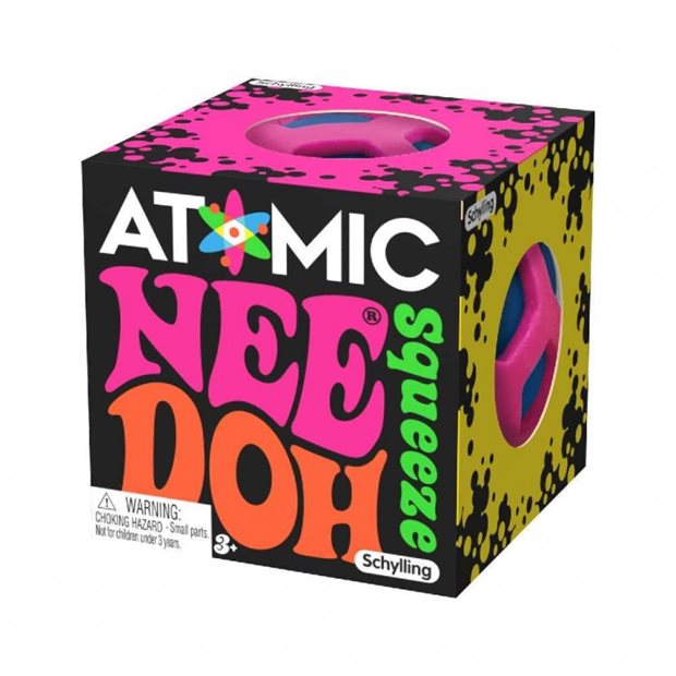 NeeDoh Ζουλιχτό Μπαλάκι Atomic Squeeze Σε 3 Χρώματα - 15723752