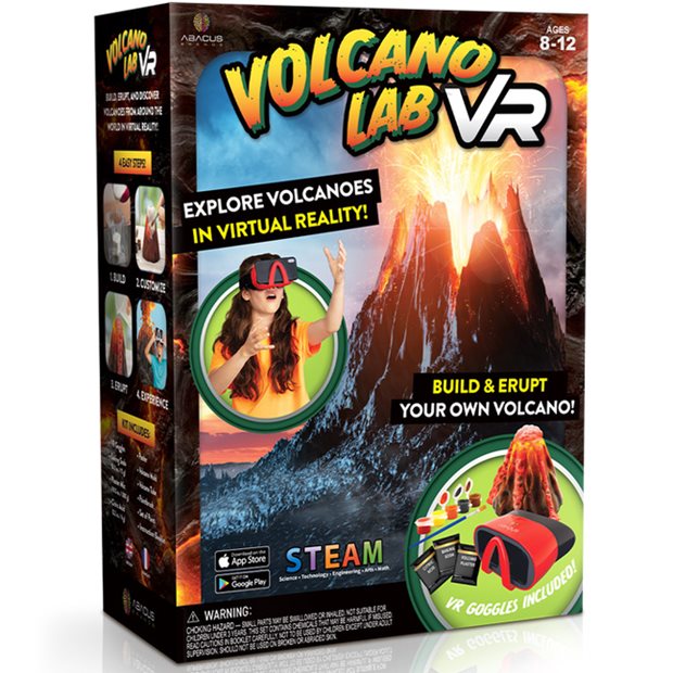 Εκπαιδευτικό Παιχνίδι Abacus Brands Steam Lab Volcano Lab VR - AB94932