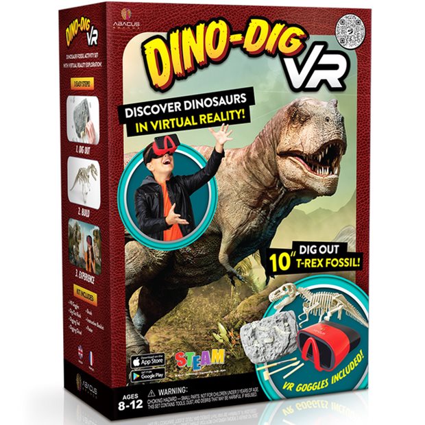 Εκπαιδευτικό Παιχνίδι Abacus Brands Steam Lab Dino Dig VR - AB949225