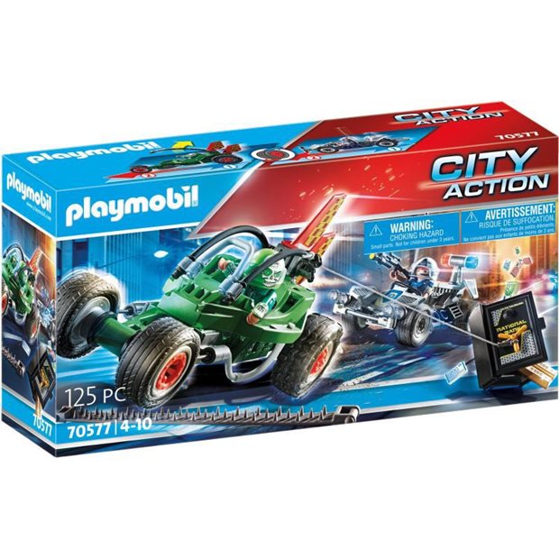 Playmobil City Action Αστυνομική Καταδίωξη Go-Kart - 70577