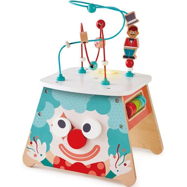 Hape Learning Ξυλινος Κυβος Δραστηριοτητων Light-Up Circus - E1813