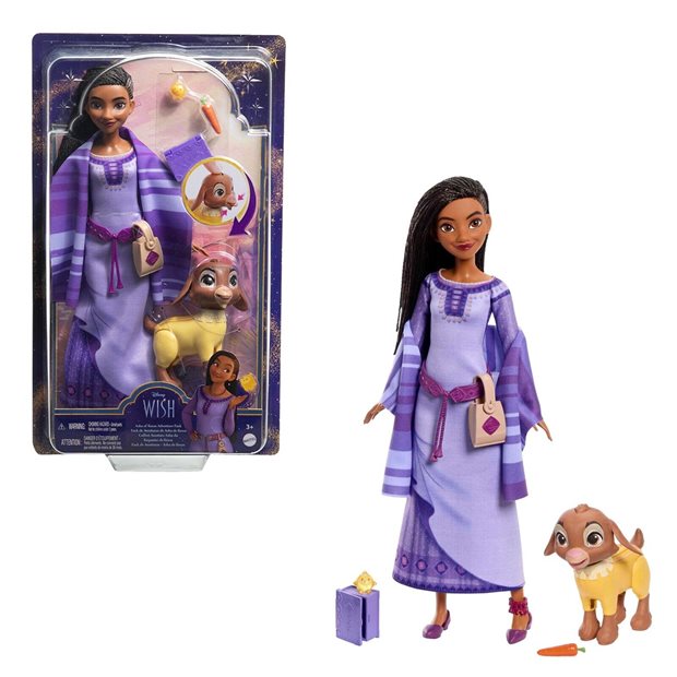 Disney Wish Asha Of Rosas Συλλεκτική Κούκλα Μόδας Και Φίλος - HPX25