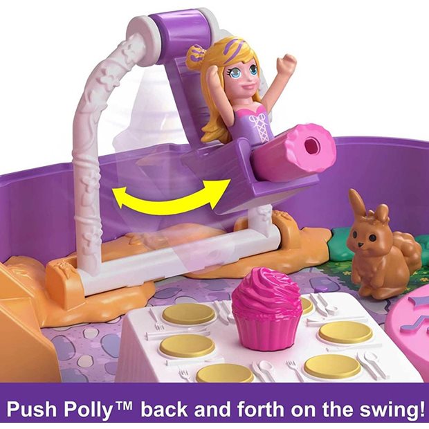Λαμπάδα Polly Pocket Σετ Παιχνιδιού Something Sweet Cupcake Compact - HKV31