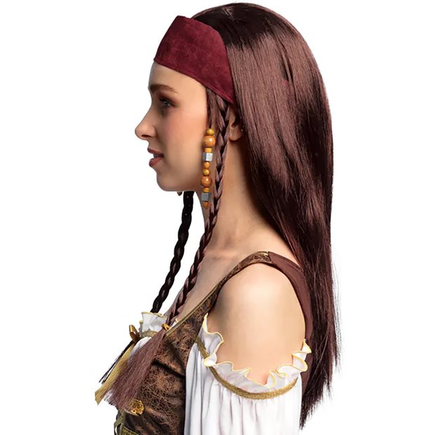 Αποκριάτικη Γυναικεία Περούκα Pirate Trinity - 385741