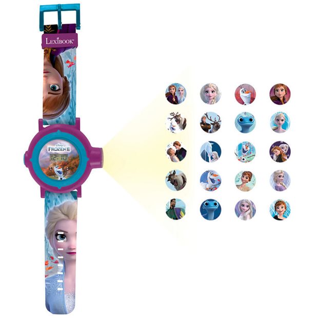 Ψηφιακό Ρολόι Προτζέκτορας Frozen Με 20 Εικόνες - 25.DMW050FZ
