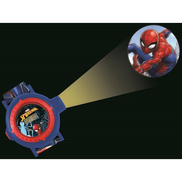 Ψηφιακό Ρολόι Προτζέκτορας Spider-Man Με 20 Εικόνες - 25.DMW050SP
