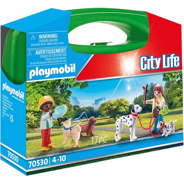Playmobil City Life Βαλιτσάκι Βόλτα Με Σκυλάκια - 70530