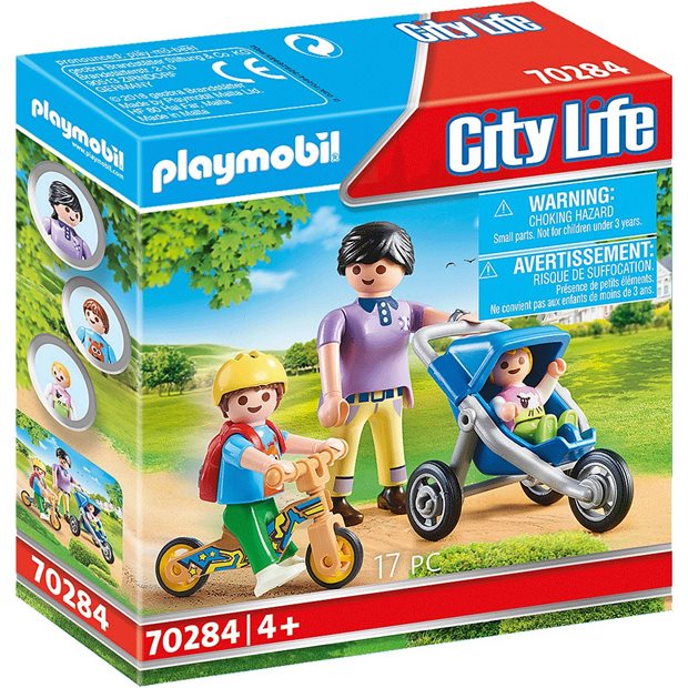 Playmobil City Life Μαμά Και Παιδάκια - 70284