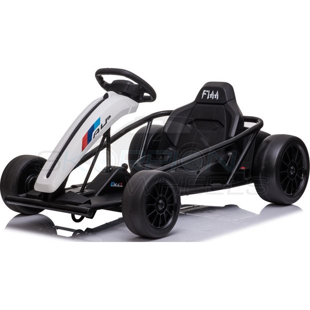 Ηλεκτροκινητο Drift Kart 24V 500 Watt Skorpion Wheels Λευκο - 5243068