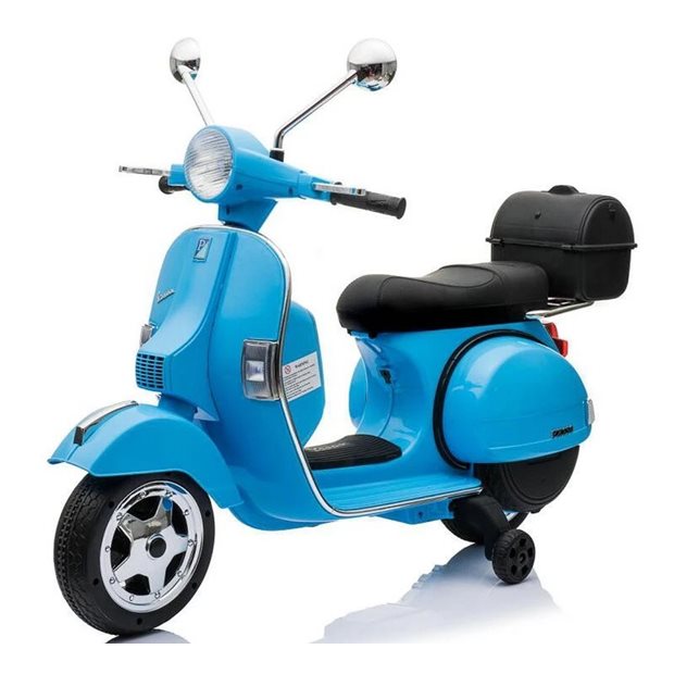Παιδικη Vespa Piaggio Original 12V Μπλε Skorpion Wheels - 5245050