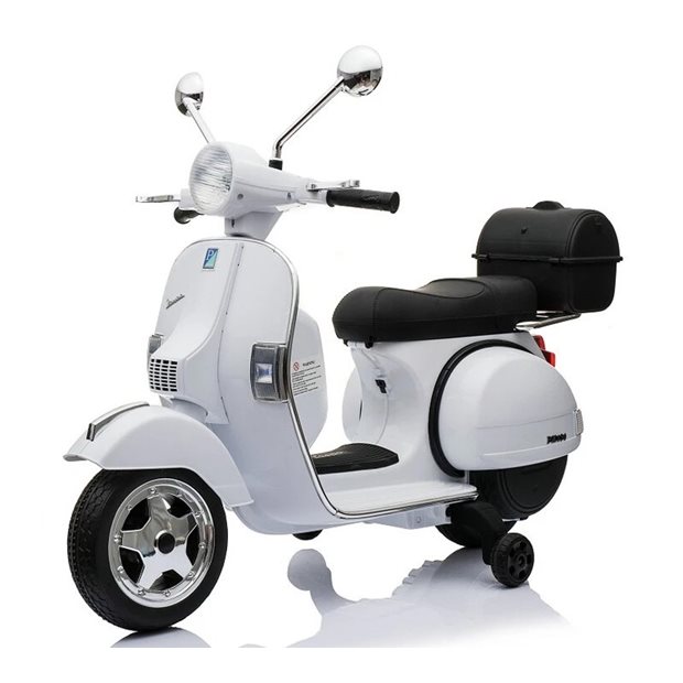 Παιδικη Vespa Piaggio Original 12V Λευκη Skorpion Wheels - 5245050