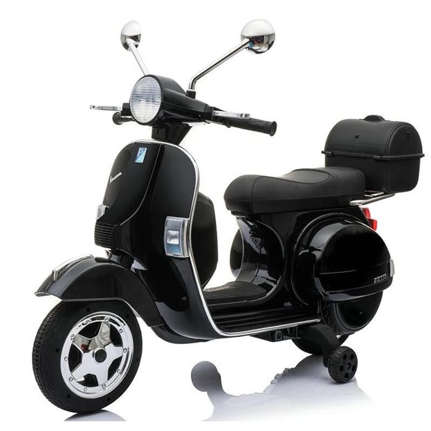 Παιδικη Vespa Piaggio Original 12V Μαυρη Skorpion Wheels - 5245050