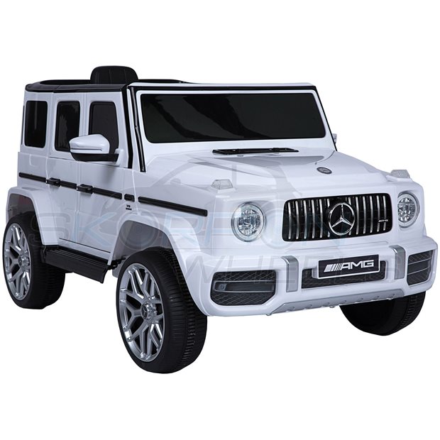 Ηλεκτροκίνητο Αυτοκίνητο Mercedes Benz AMG G63 Original License 12V - Λευκό | Skorpion Wheels - 5247036