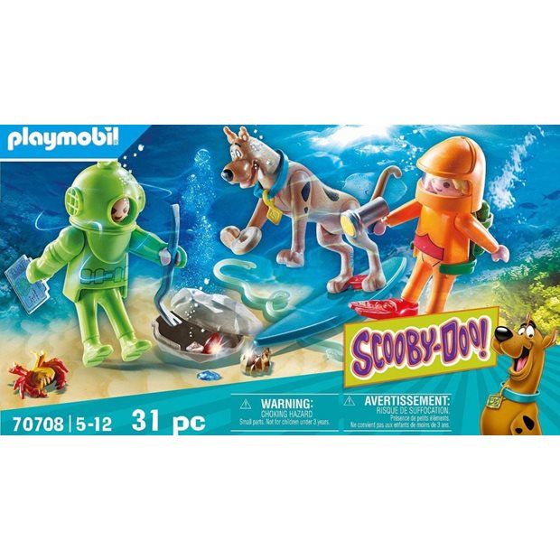 Playmobil Scooby-Doo Περιπέτεια Με Τον Ghost Diver - 70708