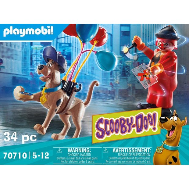 Playmobil Scooby-Doo Περιπέτεια Με Τον Ghost Clown - 70710